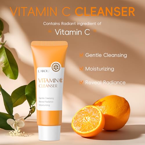 LAIKOU Skin Care, Vitamin C Skin Care Set, Facial Skin Care - Product Imagery