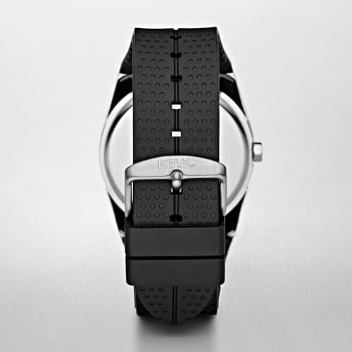 Relic by Fossil Men's Jake Three-Hand Day Date Watch, Silver - Product Imagery