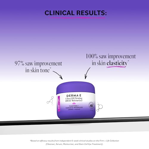 DERMA E Ultra Lift Firming DMAE Day & Night Cream, 2 Oz Face - Product Imagery