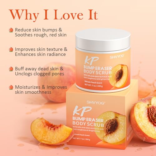 SHVYOG KP Bump Eraser Body Scrub with 10% AHA+BHA & Glycolic - Product Imagery