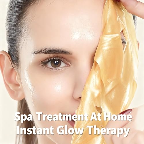 Gold Collagen Hydrogel Face Mask, Korean Skincare Facial Mask - Product Imagery