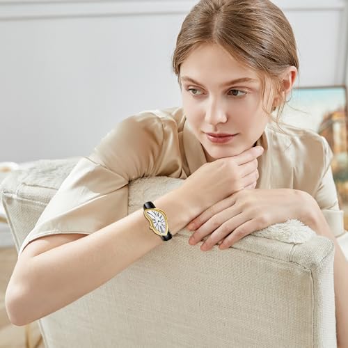 Gosasa Creative Melting Analog Quartz Watch, Leather or Steel - Product Imagery