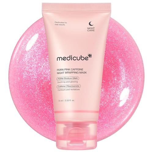 medicube Wrapping Mask PDRN Caffeine - Overnight Peel Off Facial - Product Imagery
