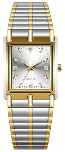 BESTKANG Unisex Watch Square Luxury Diamond Watches Analog - Product Imagery