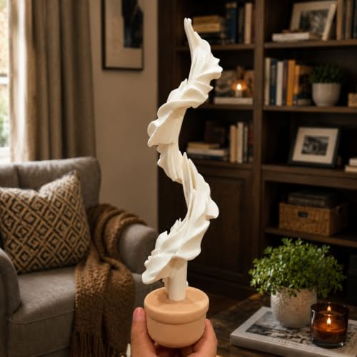 Spiral Ice Cream Fidget Toy, 3D Printed Twist Motion Sensory - Product Imagery