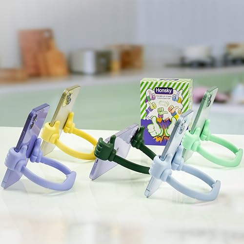 Honsky Thumbs up Cell Phone Stand Holder, Ok Stand Tablet Stand - Product Imagery
