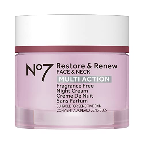 No7 Restore Renew Sculpting Face Neck Night Cream 50ml - No7 Official Imagery - 1
