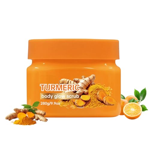 Turmeric Body Scrub, Gentle Body Exfoliator Scrub, Deep - Product Imagery