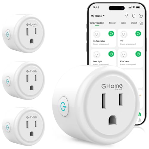 GHome Smart Plug WiFi Smart Plugs that Work with Alexa and - GHome Smart Official Imagery - 1