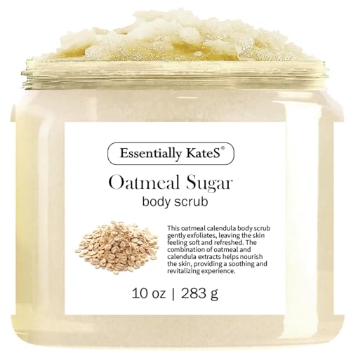 Essentially KateS Oatmeal Sugar Body & Foot Scrub - Very Gentle & and Perfect - Essentially KateS Official Product View 1