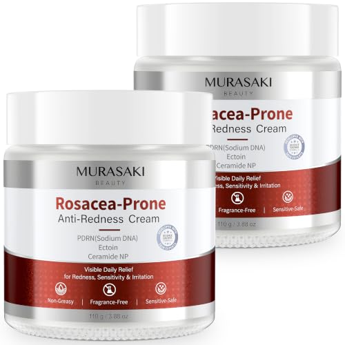 Rosacea Treatment for Face Anti Redness Barrier Cream 2Pack - MURASAKI BEAUTY Official Imagery - 1