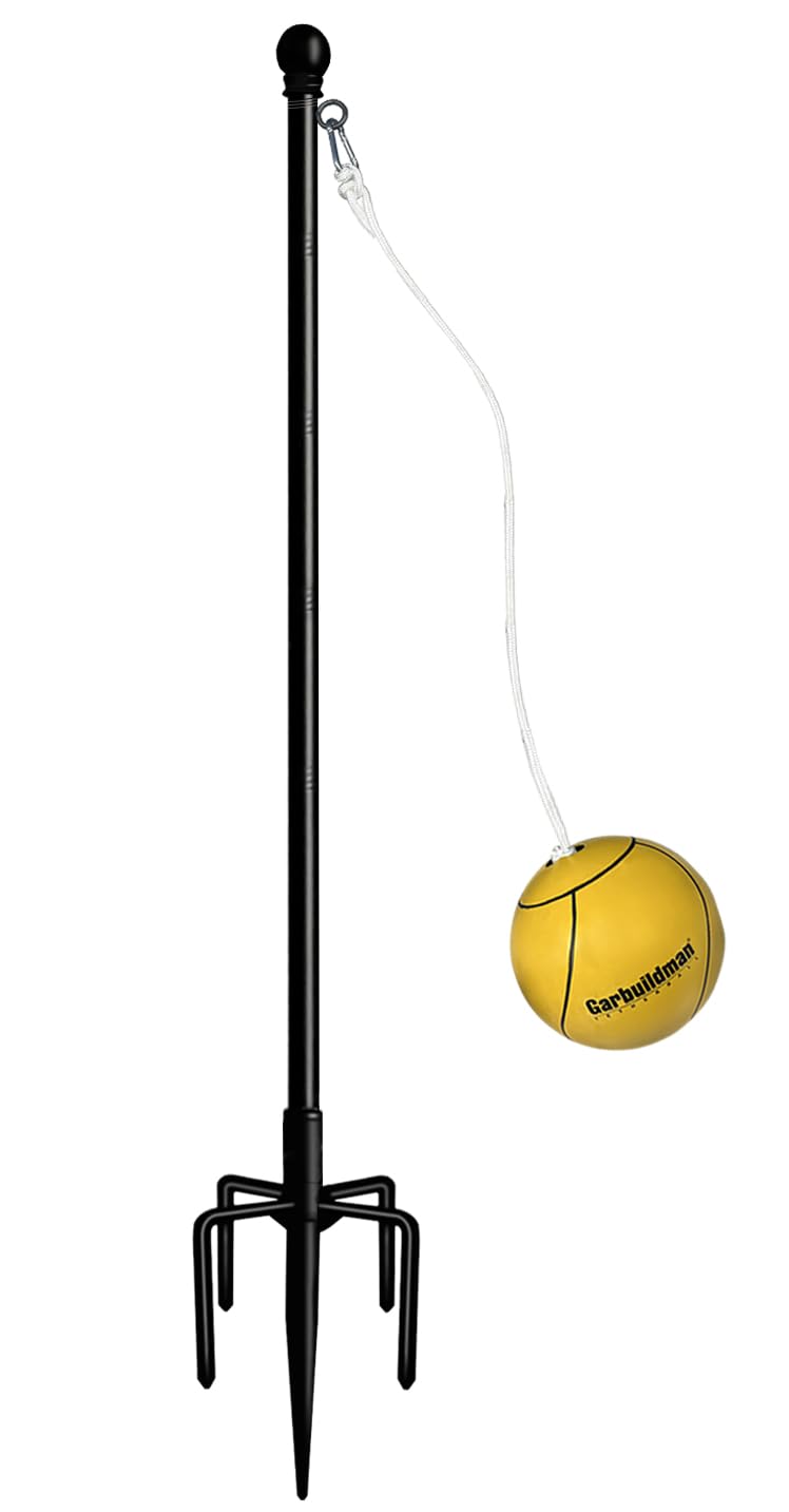 Tetherball Set with Ball Rope for Outdoor Backyard - Garbuildman Official Imagery - 1