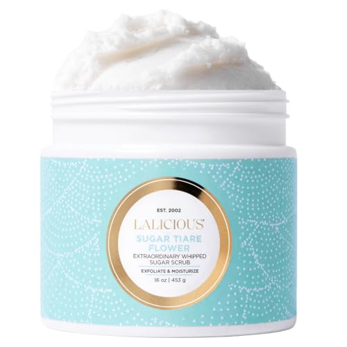 LALICIOUS Sugar Tiare Flower Exfoliating Body Scrub - LALICIOUS Official Imagery - 1