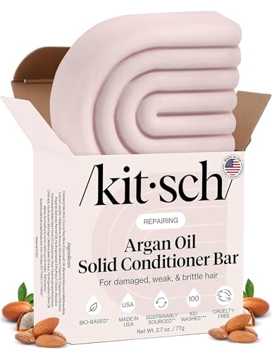Kitsch Argan Oil Conditioner Bar Soap for Hair Growth – , 2 - Kitsch Official Product View 1