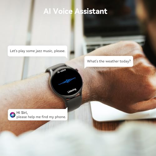 aeac Smart Watch for Men Women, Answer/Make Call, 1.32'' AMOLED - Product Imagery