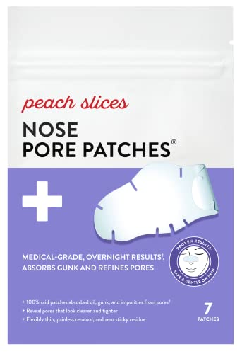 Peach Slices - Nose Pore Patches (7 ct) - Overnight Blackhead - Product Imagery