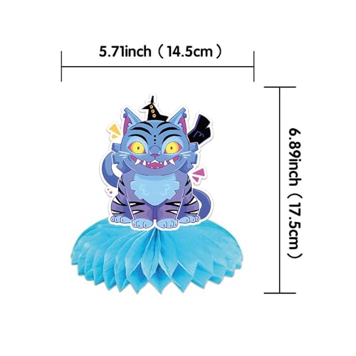 K Pop Demon Birthday Party Supplies , 9Pcs Honeycomb - Product Imagery