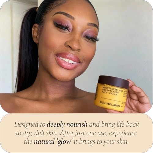 Glo Melanin Nourishing Face Cream – Hydrating Daily Moisturizer - Product Imagery