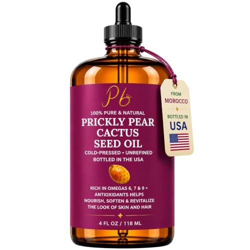 Prickly Pear Seed Oil for Face Skin Care 100 Pure 4 Fl Oz - Pomberries Official Imagery - 1
