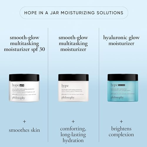 philosophy hope in a jar glow water cream face moisturizer - - Product Imagery