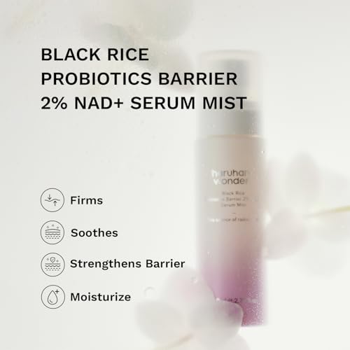haruharu wonder Black Rice Probiotics 2% NAD+ Serum Mist, 2.70 - Product Imagery