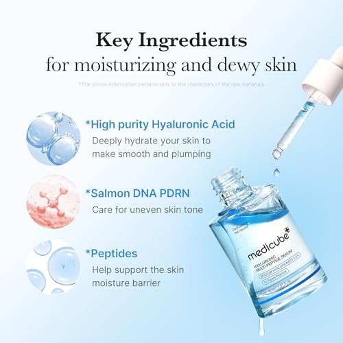 medicube Hyaluronic Multi Peptide PDRN Serum - Lightweight - Product Imagery