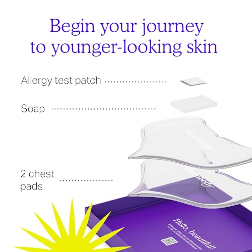 BLUMBODY Chest Wrinkle Pads – Anti-Wrinkle Silicone Patches Skin - Product Imagery