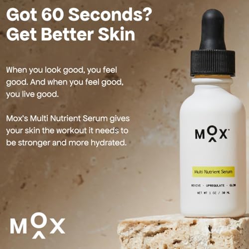 MOX Men's Multi Nutrient Serum, 1 Fl Oz, Hydrating & Anti-Aging - Product Imagery
