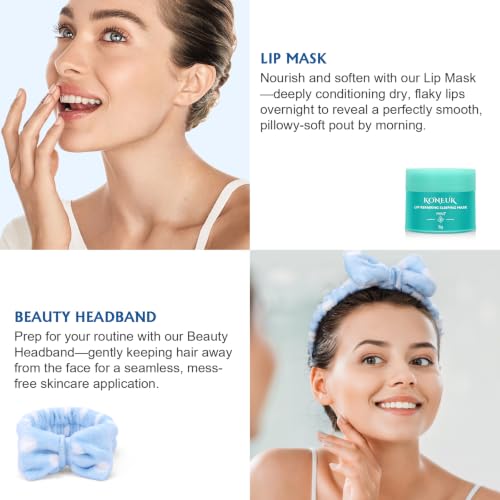 15 Pcs Skincare with Facial Mask, Eye Mask, Face Mist, Lip Mask, - Product Imagery