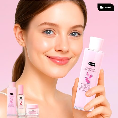 Glow Up Watermelon Renewing Skin Care Gift Set, 4-Pack - Product Imagery