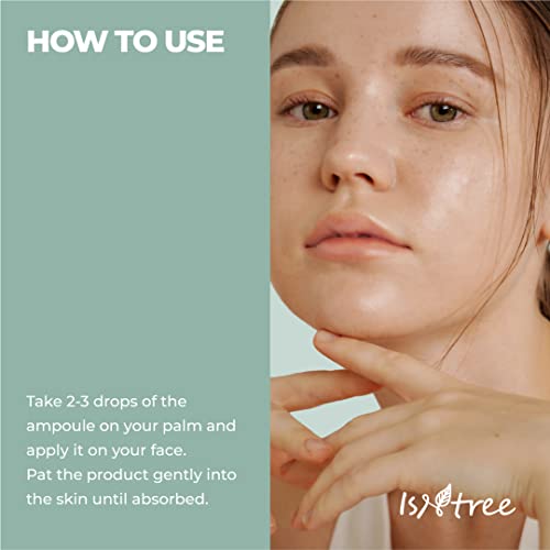 ISNTREE Mugwort calming Ampoule 50ml 1.69 fl.oz | Soothes - Product Imagery