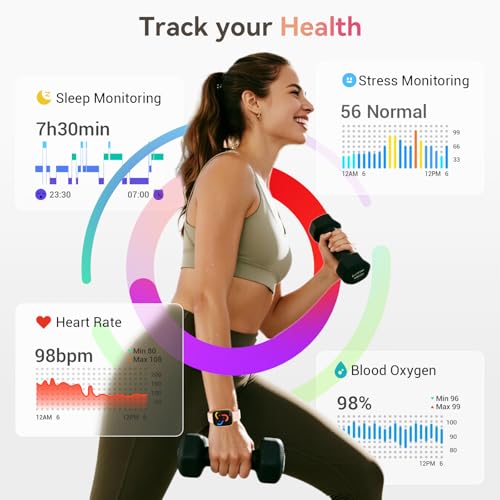 Smart Watch for Women, Answer/Make Call, 1.85" AMOLED Always-On - Product Imagery