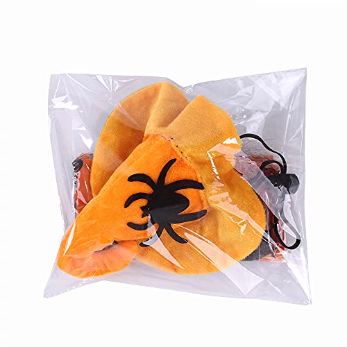 Dog Witch Hat for Halloween - Adjustable Bat Costume for Small - Product Imagery