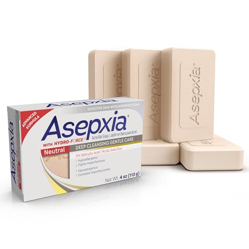 Asepxia Acne Treatment Neutral Hypoallergenic Bar Soap 4 Oz - Asepxia Official Imagery - 1