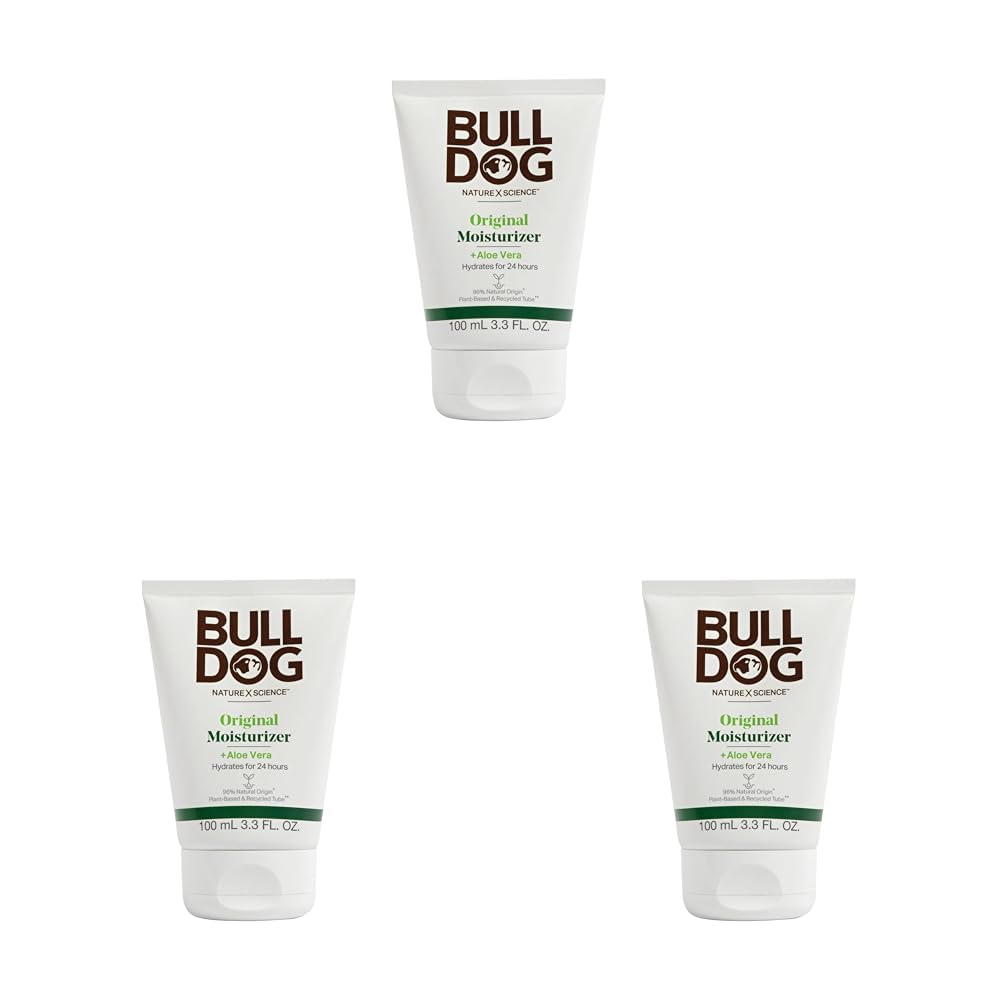 BULLDOG Mens Skincare and Grooming Face Moisturizer Original, - Bulldog Skincare for Men