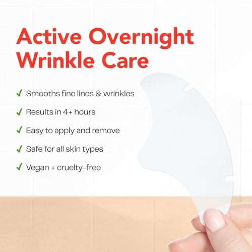 One Forehead Wrinkle Patches Peptide Face Tape Overnight 36 Count - Product Imagery