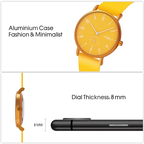 Men's Watch Ultra-Thin Minimalist Waterproof-Fashion Watch for - Product Imagery