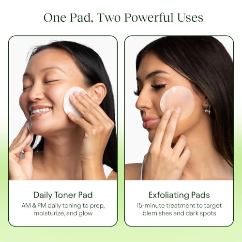 JIYU Toner Pads - Korean Skincare for Dark Spots, Wrinkles & Dull - JIYU