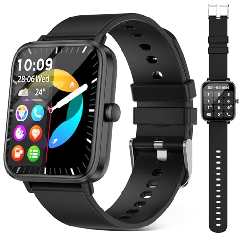 Smart Watch (Answer/Make Call): 1.85" Waterproof Fitness - Product Imagery