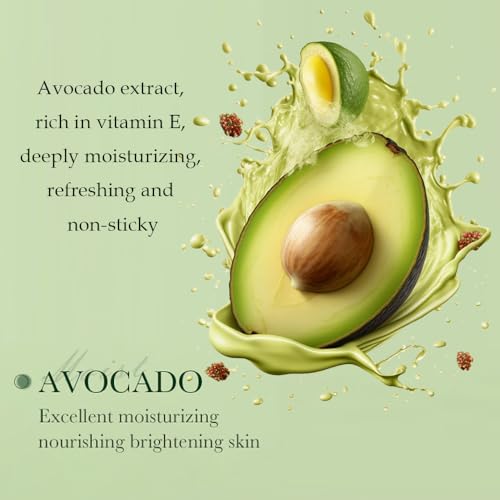 7pcs Avocado Skincare Kit, Skin Care Gift Set with Facial - Product Imagery