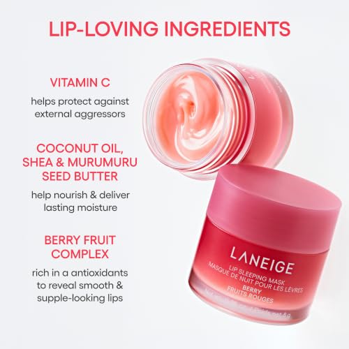 LANEIGE Lip Sleeping Mask: Korean Overnight Treatment For Dry - Product Imagery