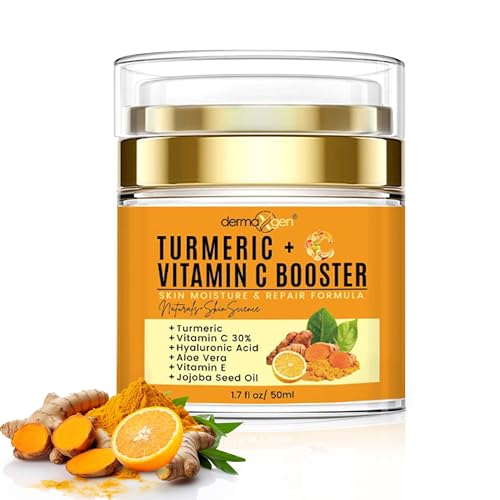Turmeric Face Cream with 30% Vitamin C – Glow Booster, - Product Imagery
