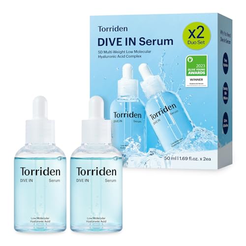 Torriden DIVE IN Hyaluronic Acid Serum 50ml(1.69 fl.oz.) * 2 - Product Imagery