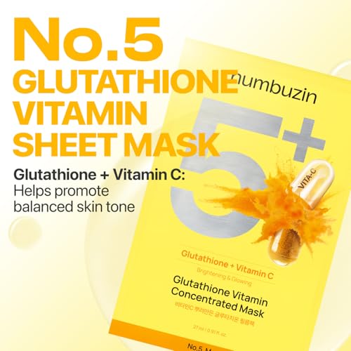 numbuzin No.5 Sheet Mask | Vitamin Spotlight Sheet Mask | - Product Imagery