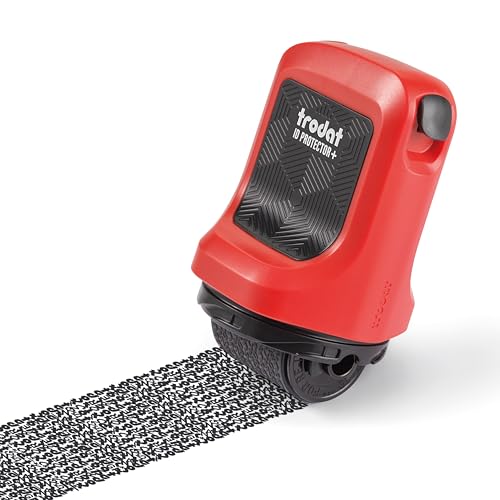 Trodat ID Protector+ Identity Theft Roller Stamp w/Box & Letter - Product Imagery