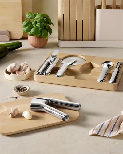 Caraway 5-Piece Stainless Steel Kitchen Gadget Set - Product Imagery