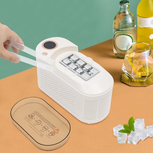 Small Countertop Ice Maker for RV, 12V Portable Ice Machine, 8 - Product Imagery