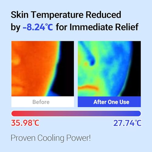 Cool Moist Mask, Overnight Face Mask for Cooling Care. Proven to - Product Imagery