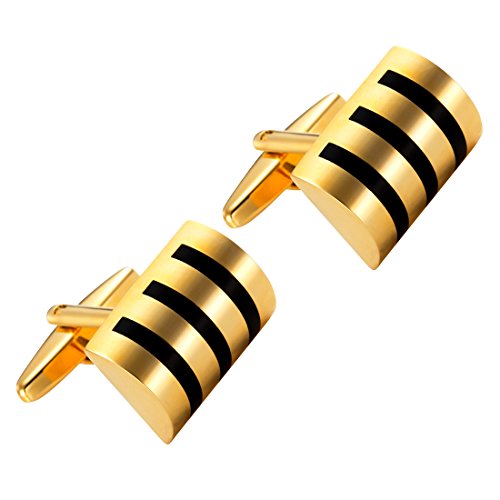 Mens Stainless Steel Nautical Knot Cufflinks Formal Wear - Product Imagery