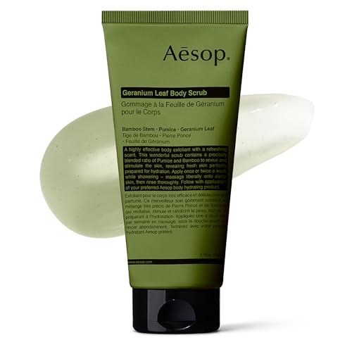 Aesop Geranium Leaf Body Scrub - Exfoliating Body Polish with Bamboo & - Aesop Official Product View 1